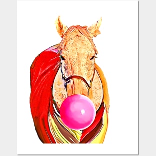 Bubblegum Horse Posters and Art